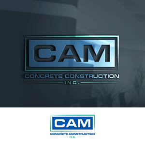 Logo Design by Hamza  Al-Muttalib for CAM Concrete Construction, Inc. | Design: #34457481