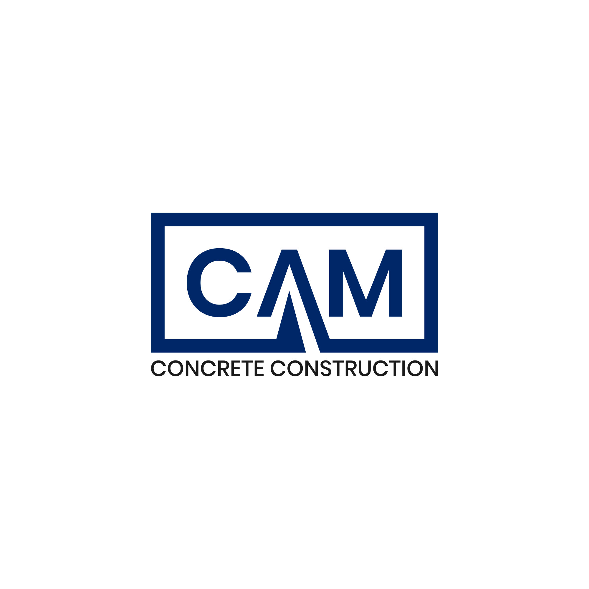 Logo Design by AsFN for CAM Concrete Construction, Inc. | Design #34460819