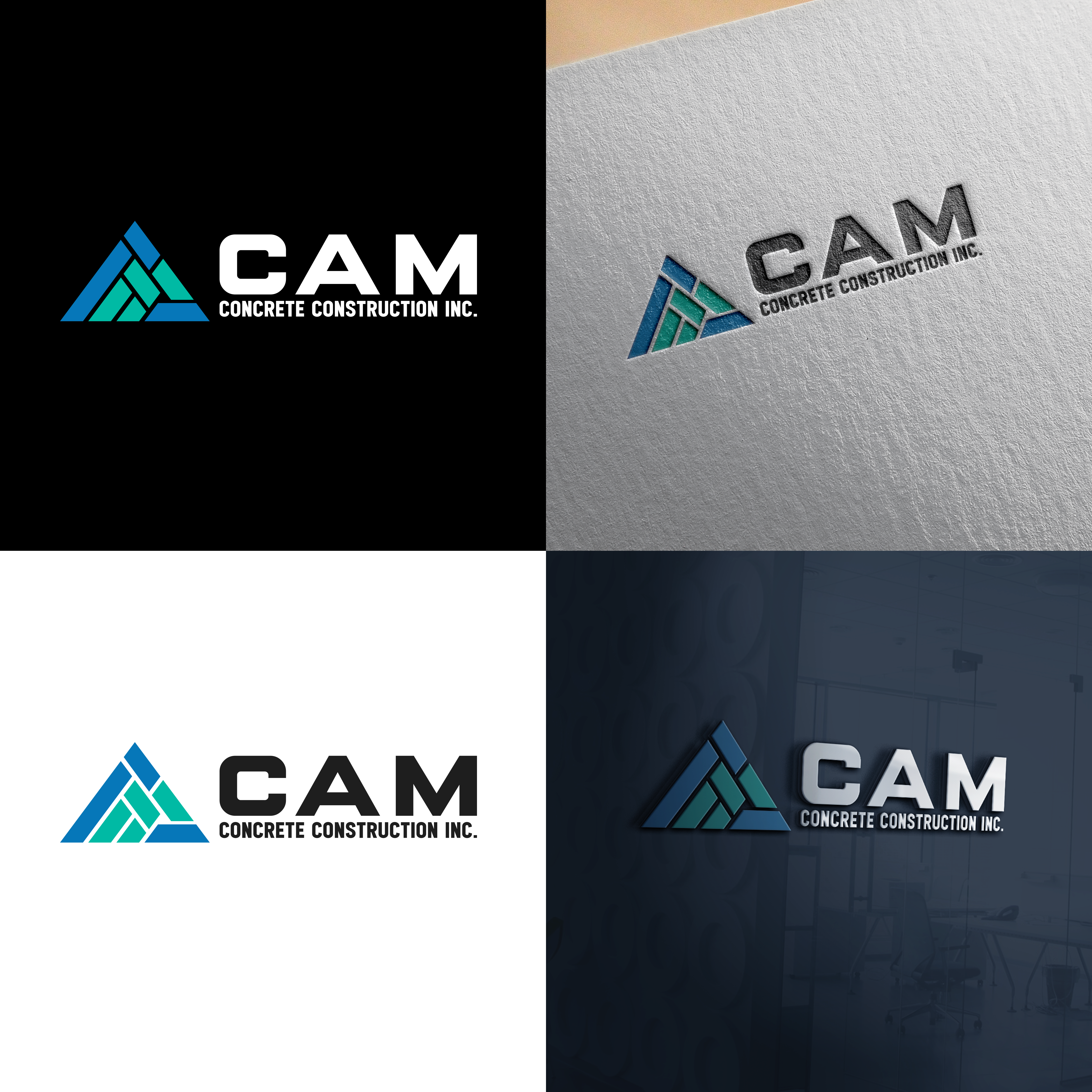 Logo Design by Monique6699 for CAM Concrete Construction, Inc. | Design #34462363