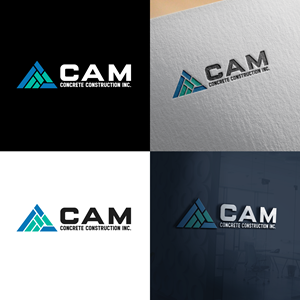 Logo Design by Aiirah Xhiin for CAM Concrete Construction, Inc. | Design: #34462363
