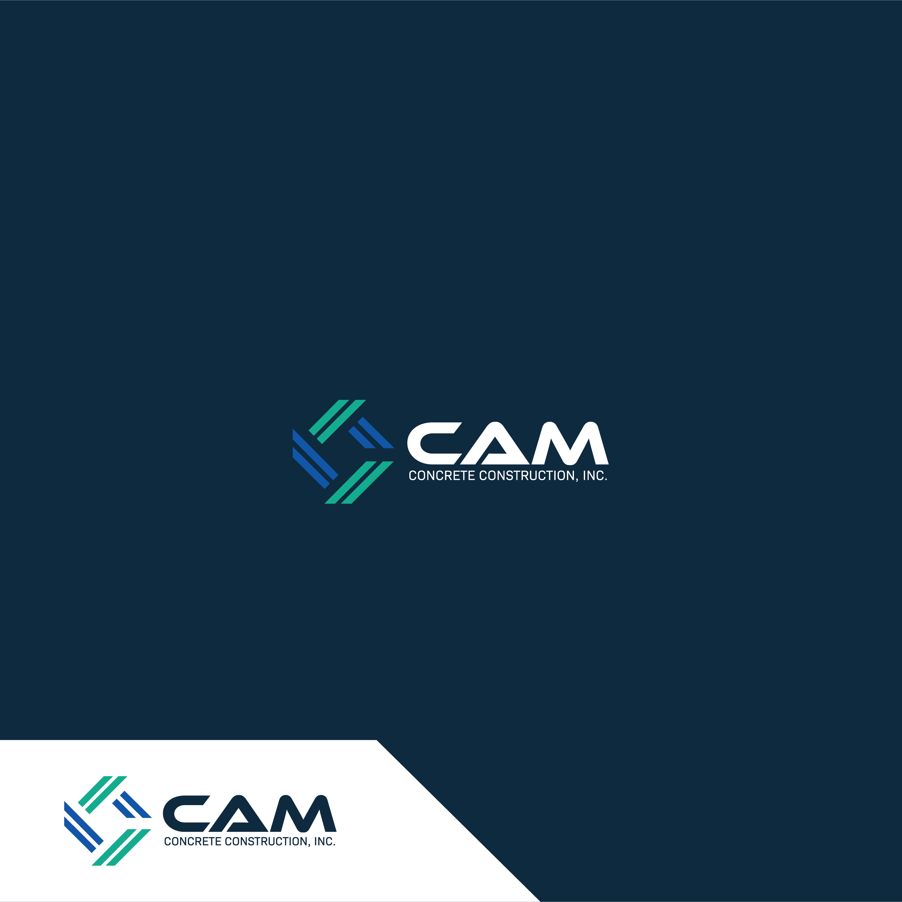 Logo Design by Verified artistry (Design garden) for CAM Concrete Construction, Inc. | Design #34471912