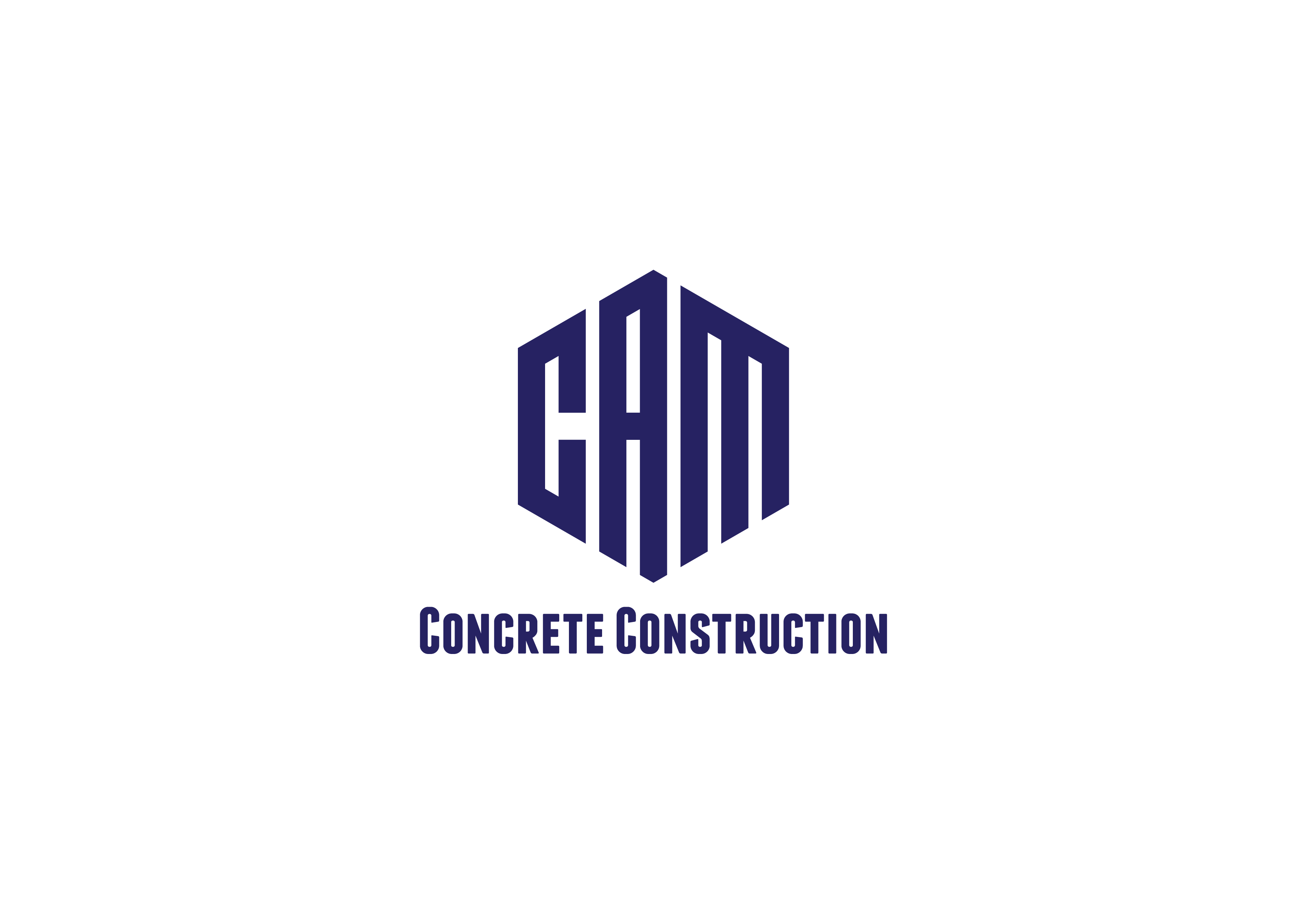 Logo Design by Grafactory for CAM Concrete Construction, Inc. | Design #34462383