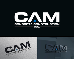 Logo Design by Atec for CAM Concrete Construction, Inc. | Design: #34458756