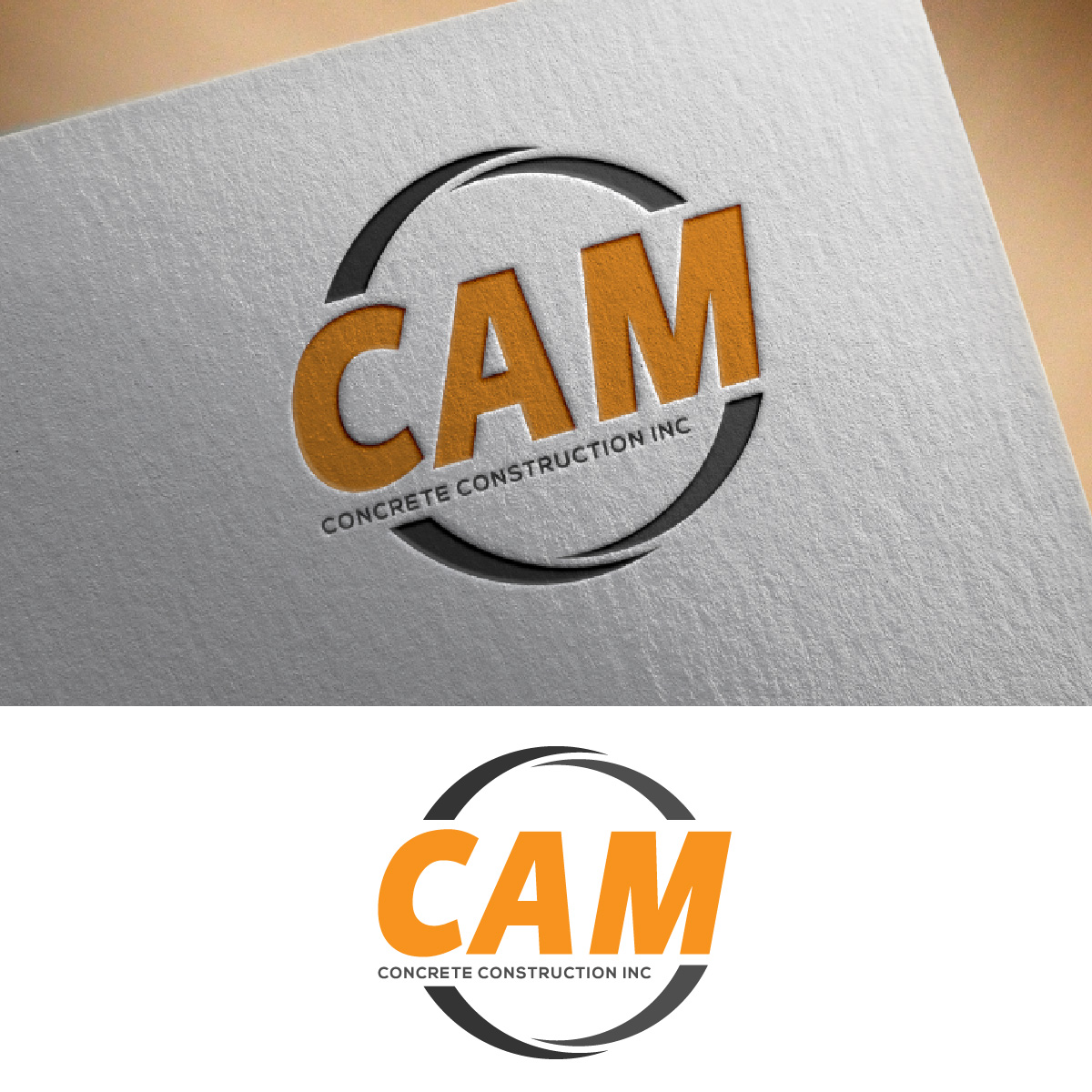 Design de Logo par fly  design pour CAM Concrete Construction, Inc. | Design #34459786