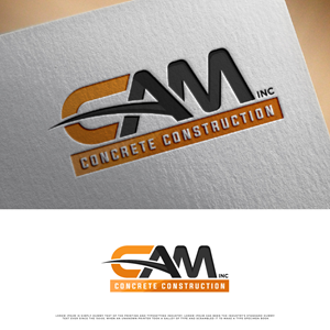 Design de Logo par fly  design pour CAM Concrete Construction, Inc. | Design : #34459787