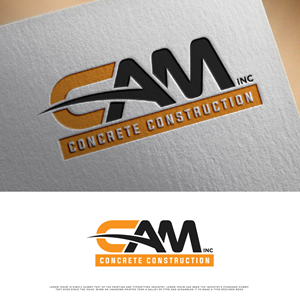 Design de Logo par fly  design pour CAM Concrete Construction, Inc. | Design : #34459791