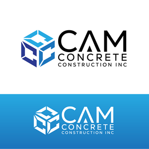 Logo Design by ahmeddesigner123 for CAM Concrete Construction, Inc. | Design: #34457517
