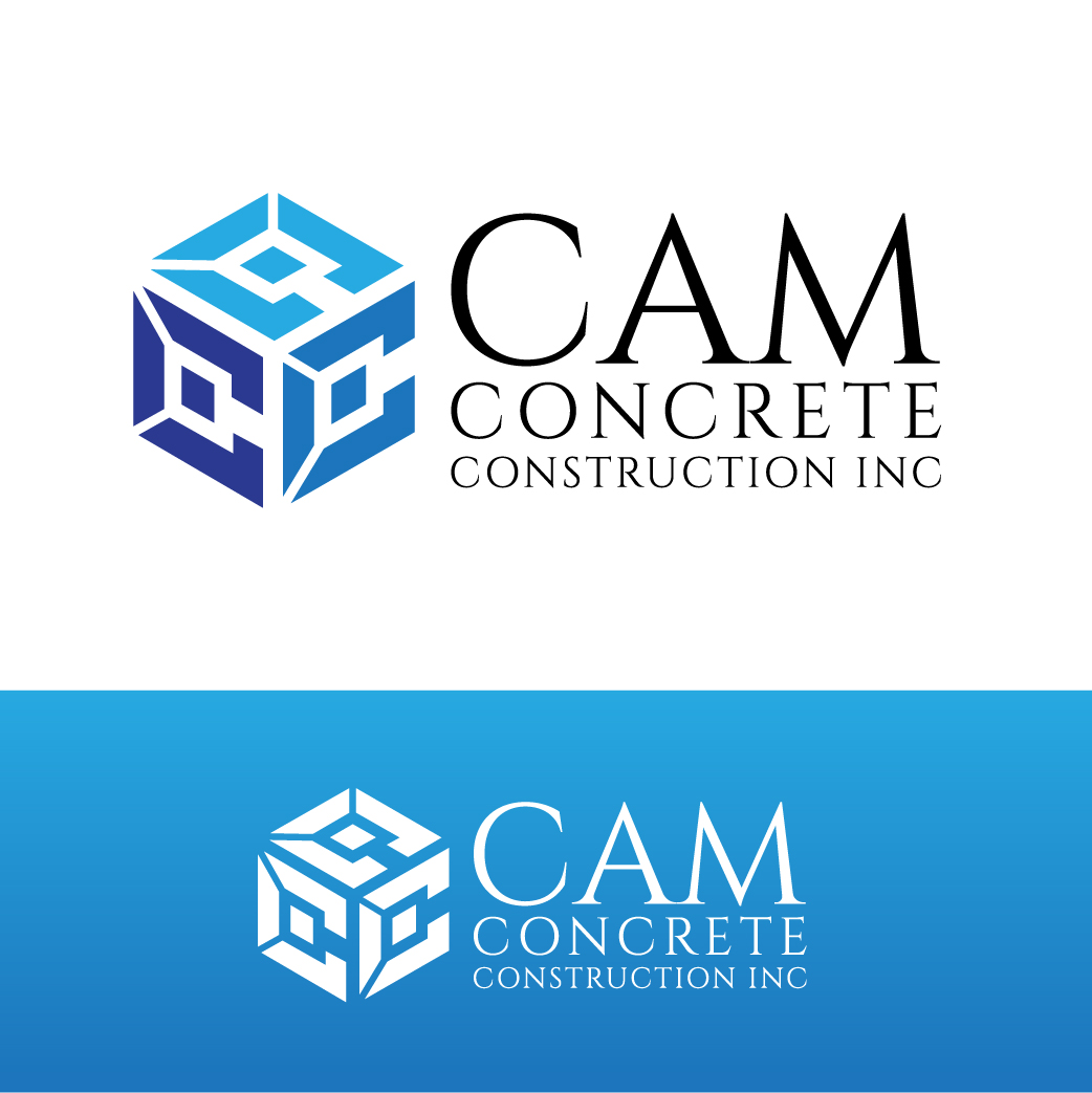 Logo Design by ahmeddesigner123 for CAM Concrete Construction, Inc. | Design #34457537