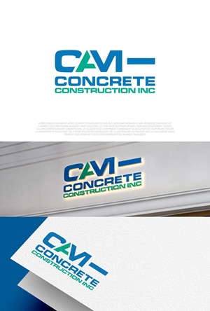 Logo Design by aexo for CAM Concrete Construction, Inc. | Design: #34455733