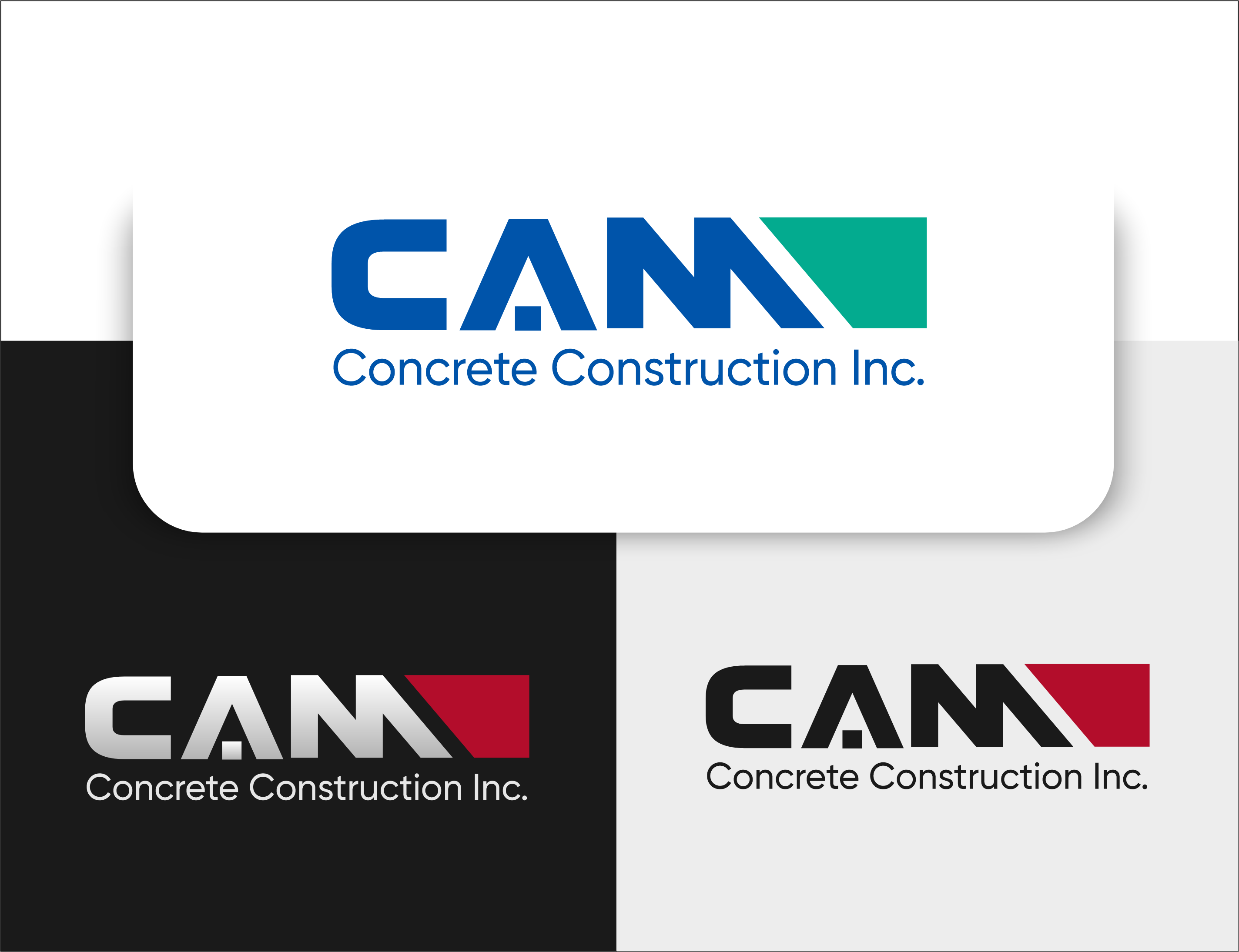 Logo-Design von Udaya G für CAM Concrete Construction, Inc. | Design #34460657