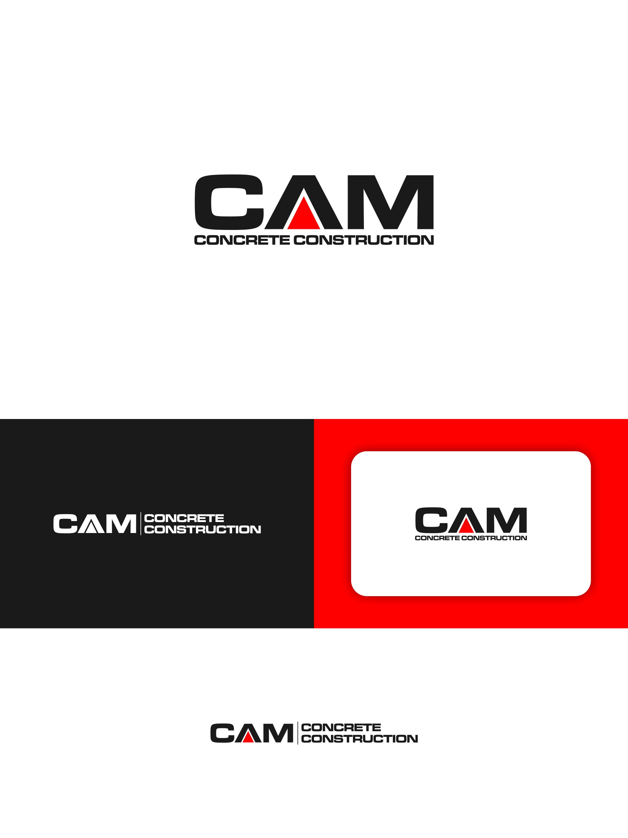 Logo Design by ark 2 for CAM Concrete Construction, Inc. | Design #34455609