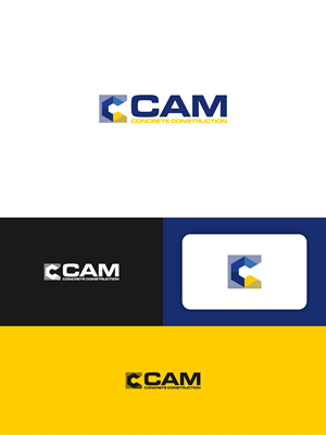Logo Design by ark 2 for CAM Concrete Construction, Inc. | Design: #34456049