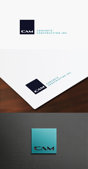 Logo Design by IMilenovic for CAM Concrete Construction, Inc. | Design: #34461016