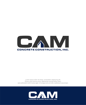 Logo Design by M.Syaiful Huda for CAM Concrete Construction, Inc. | Design: #34455814