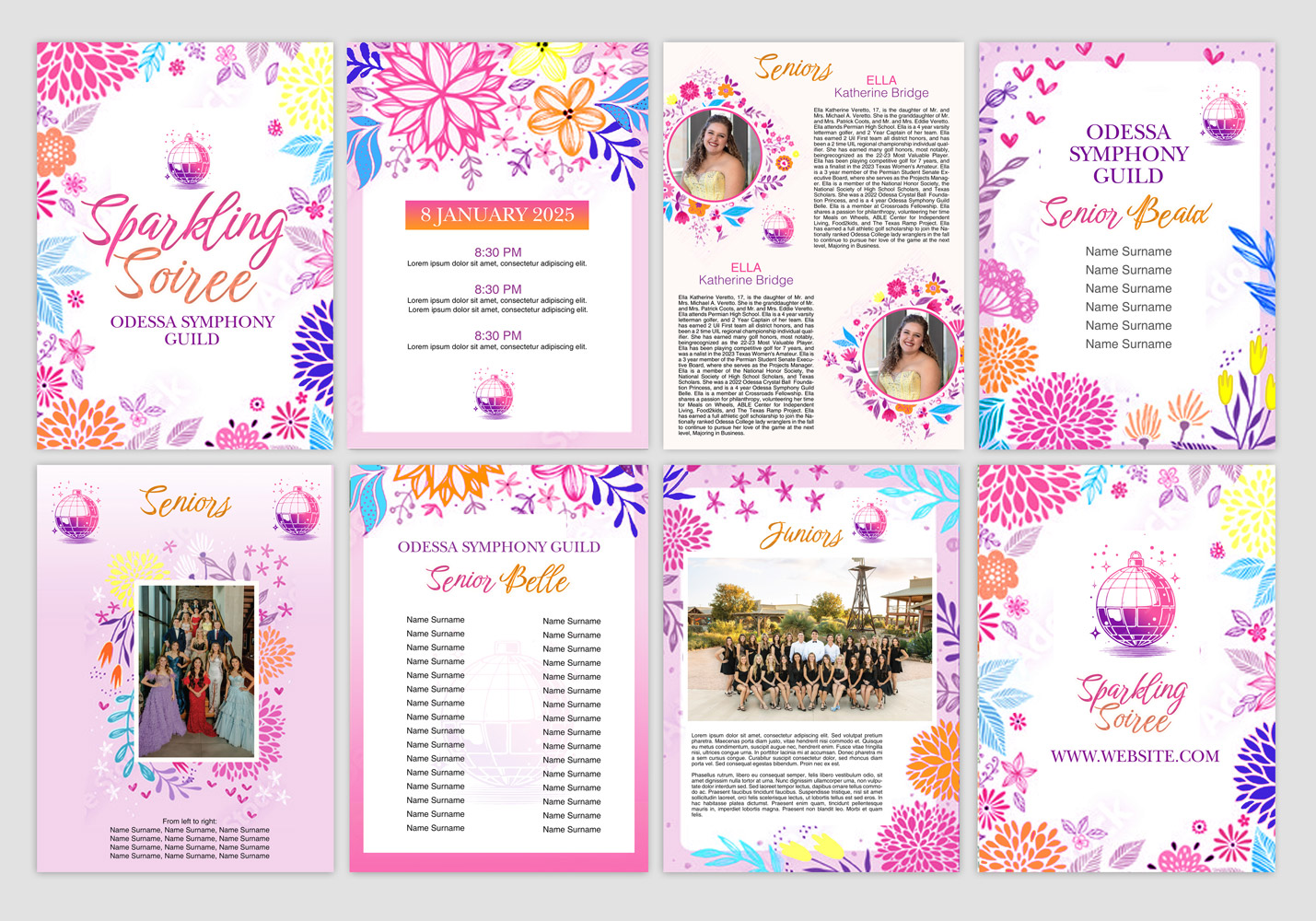 Event Program Design | 28 Print Designs for a business in United States