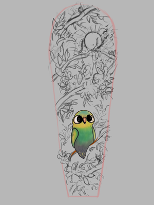 Diseño de Tatuaje por ELAMANTS para este proyecto | Diseño: #34468144