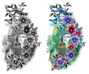 Tattoo Design by ioio for this project | Design: #34466200
