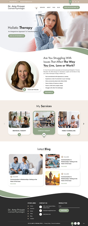 Wordpress Design by pb for this project | Design: #34467144
