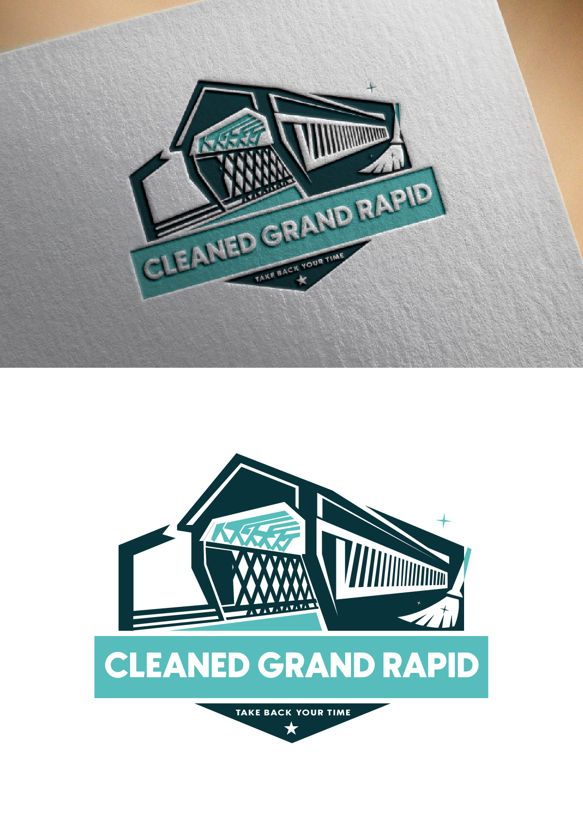 Logo-Design von Loknath für Cleaned Grand Rapids | Design #34465622