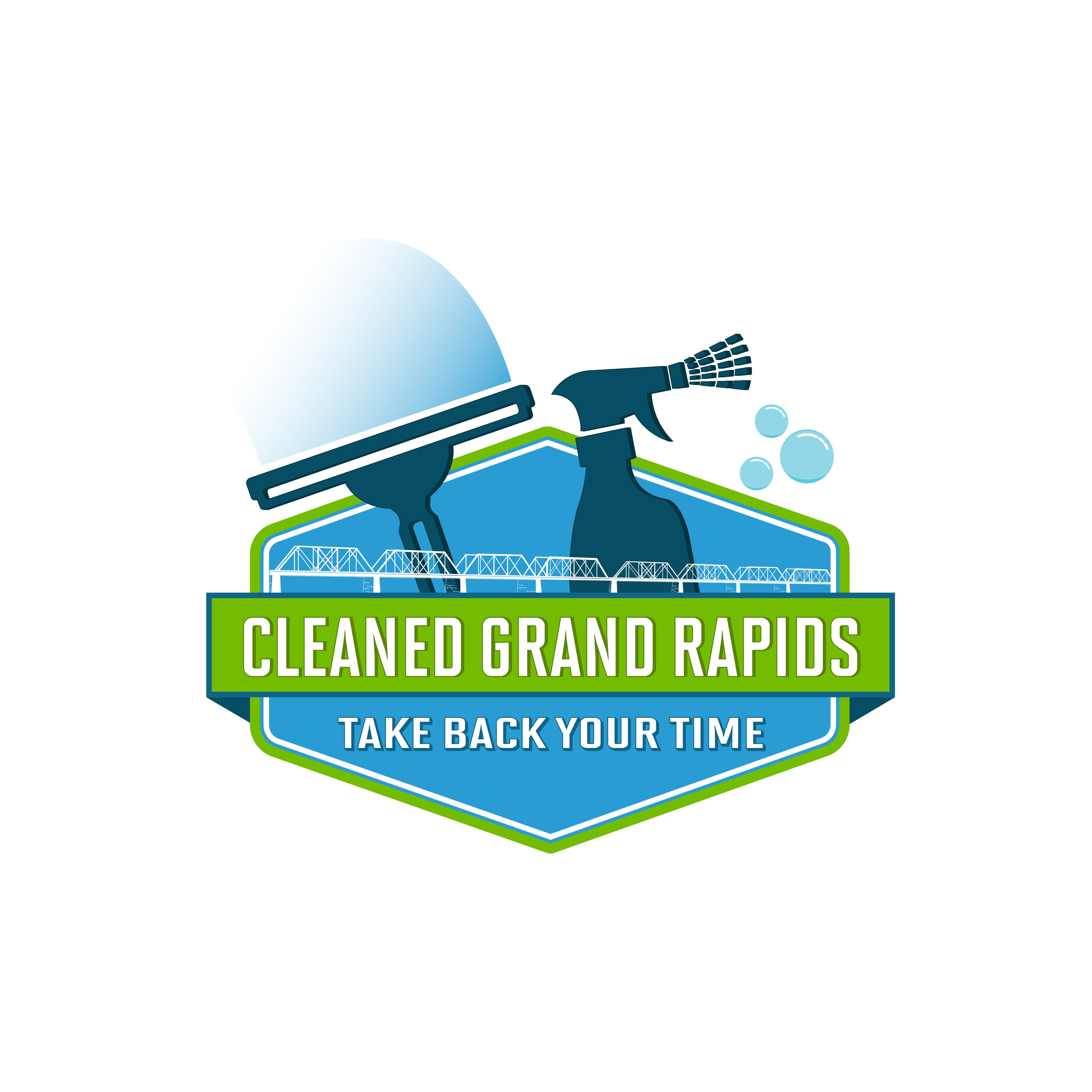 Logo Design by Merin gopi for Cleaned Grand Rapids | Design #34533050