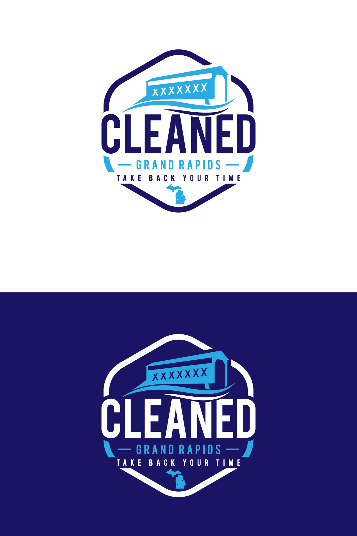 Logo Design by alexdarah for Cleaned Grand Rapids | Design #34465122