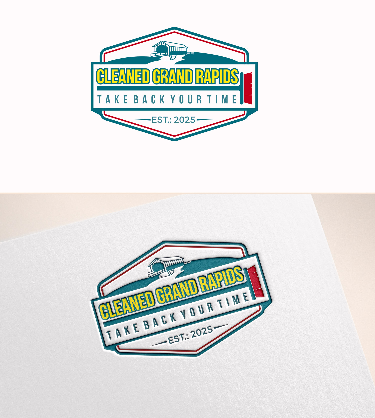 Diseño de Logo por M Art & Design para Cleaned Grand Rapids | Diseño #34463237