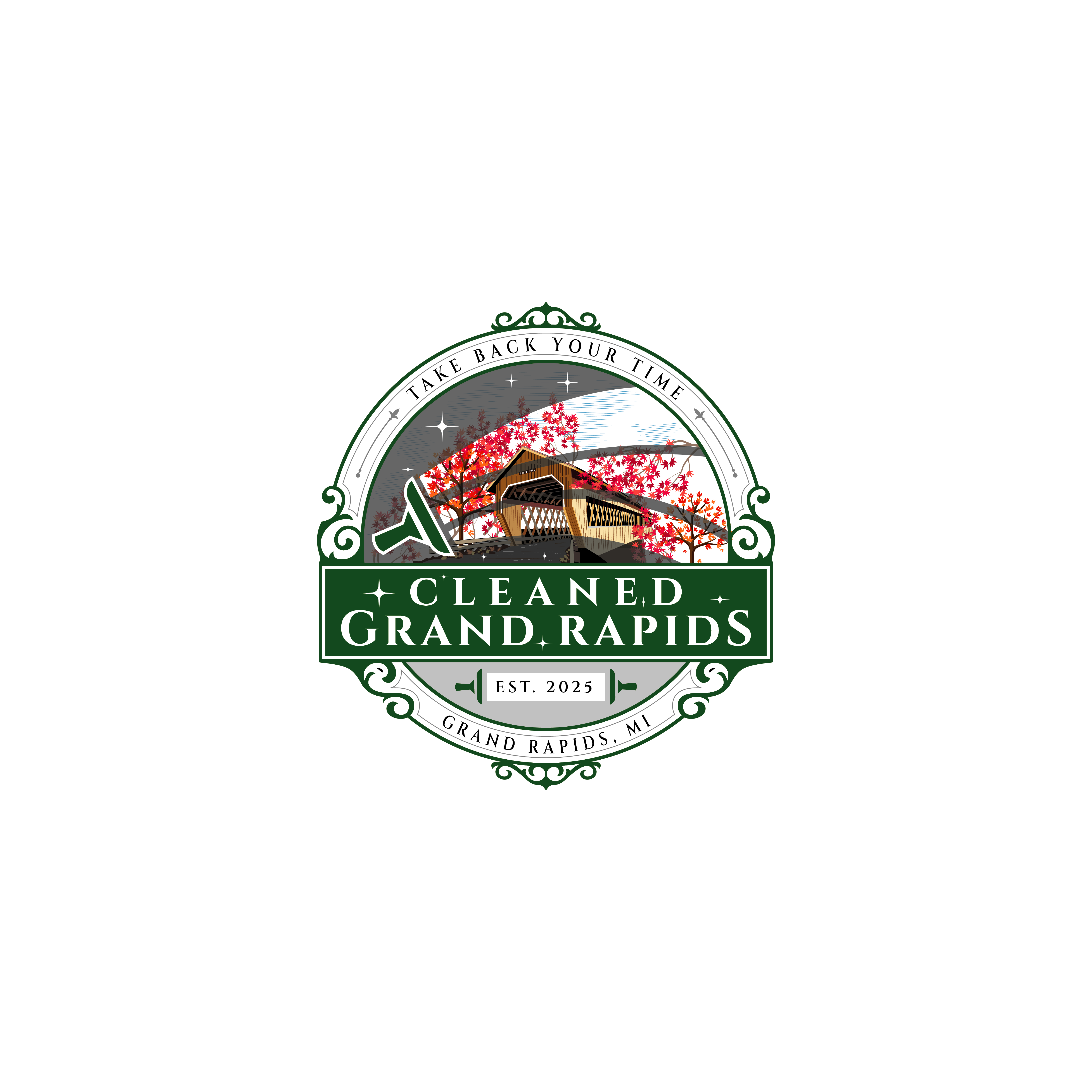 Logo Design by TDAC for Cleaned Grand Rapids | Design #34475995