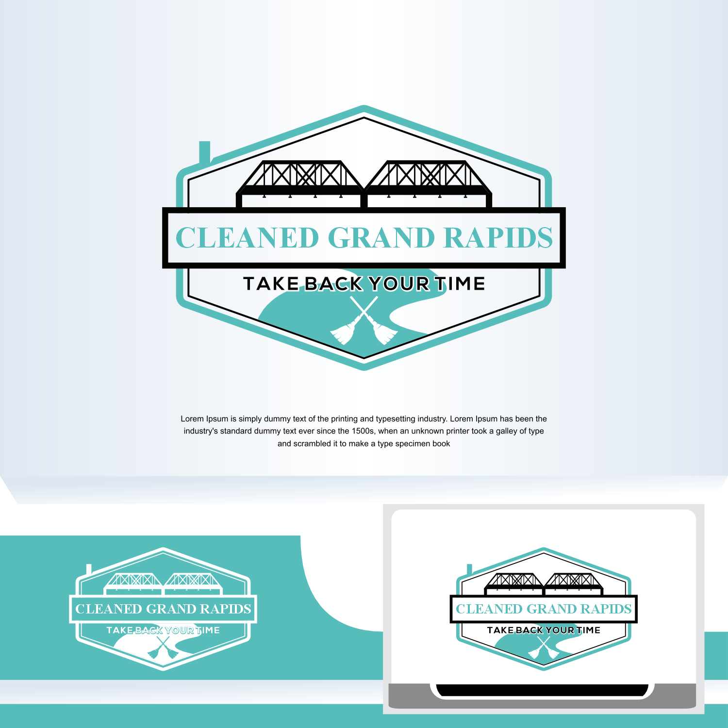 Logo Design by cah awu for Cleaned Grand Rapids | Design #34462529
