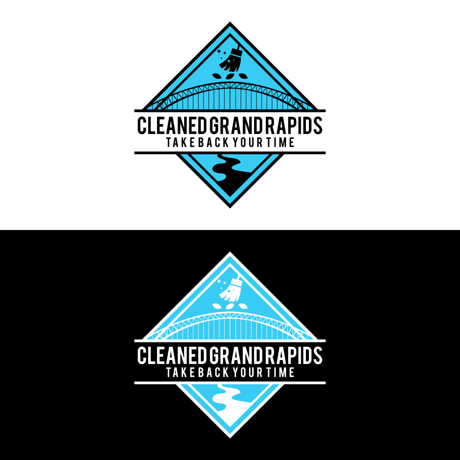 Logo Design by healer1617 for Cleaned Grand Rapids | Design #34462674