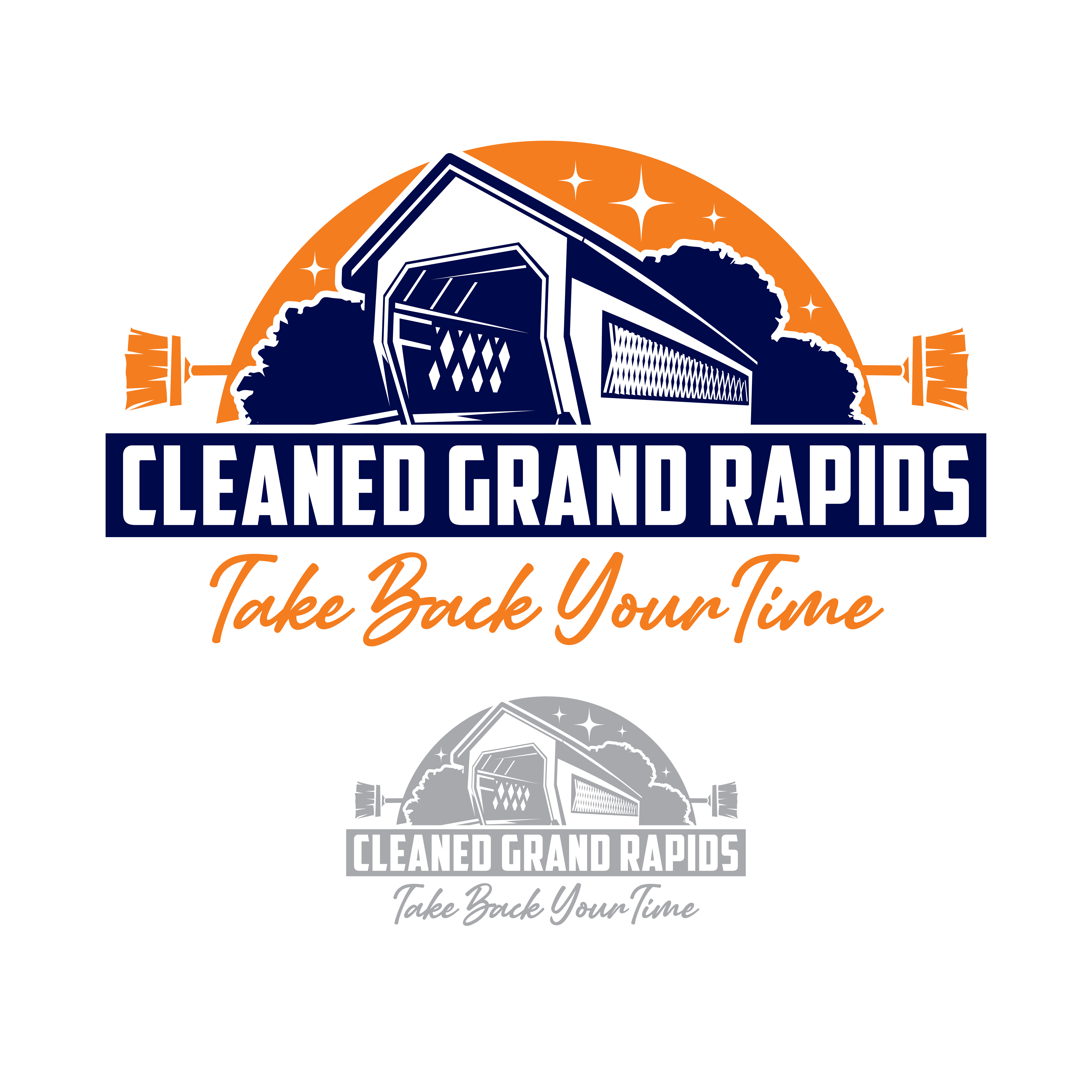 Logo Design by John Mark Arts for Cleaned Grand Rapids | Design #34463446