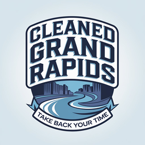 Logo Design by Olivia Marie Smith for Cleaned Grand Rapids | Design: #34477939