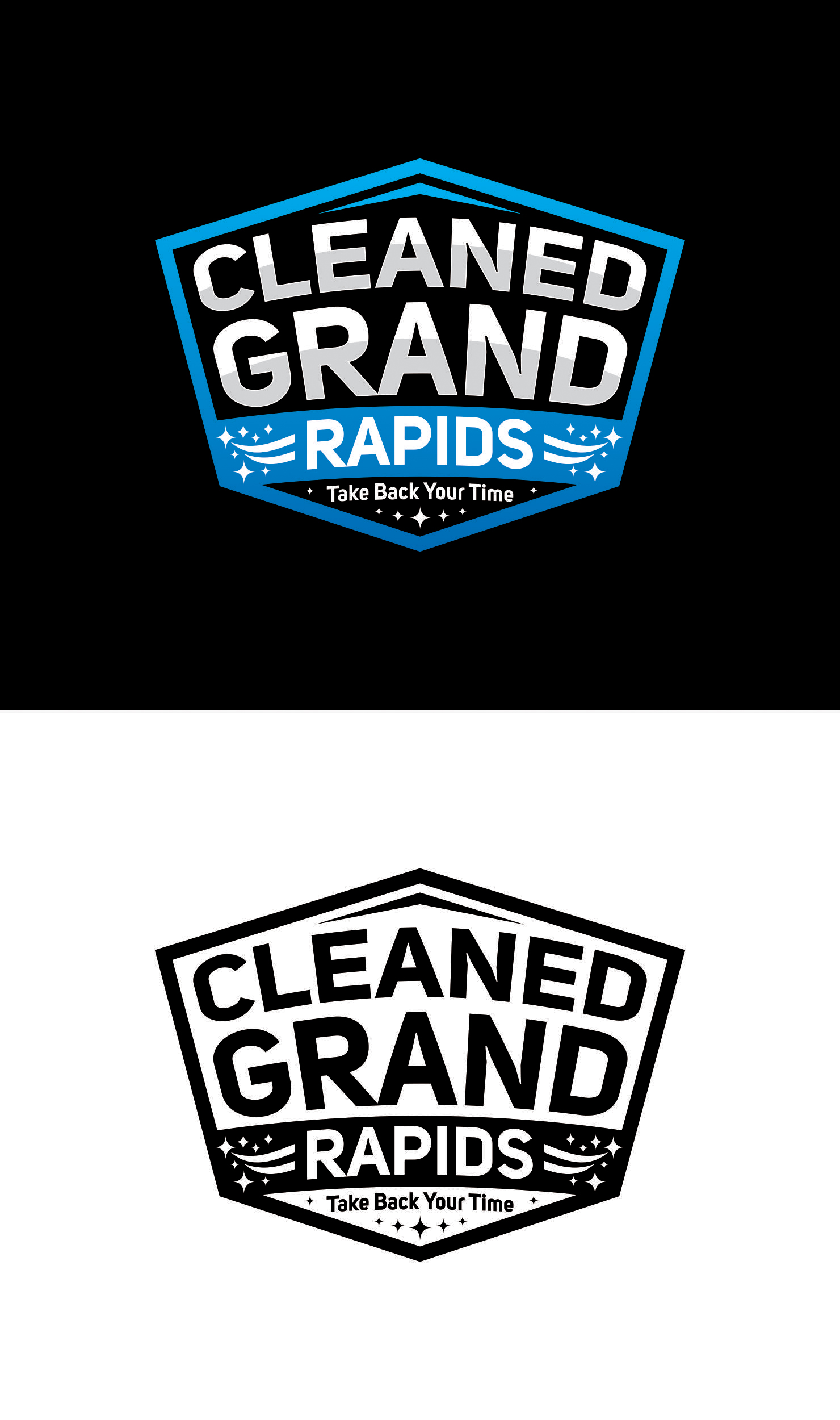 Logo Design by LordRam for Cleaned Grand Rapids | Design #34509649