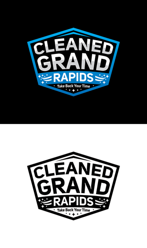 Logo Design by LordRam for Cleaned Grand Rapids | Design: #34509649