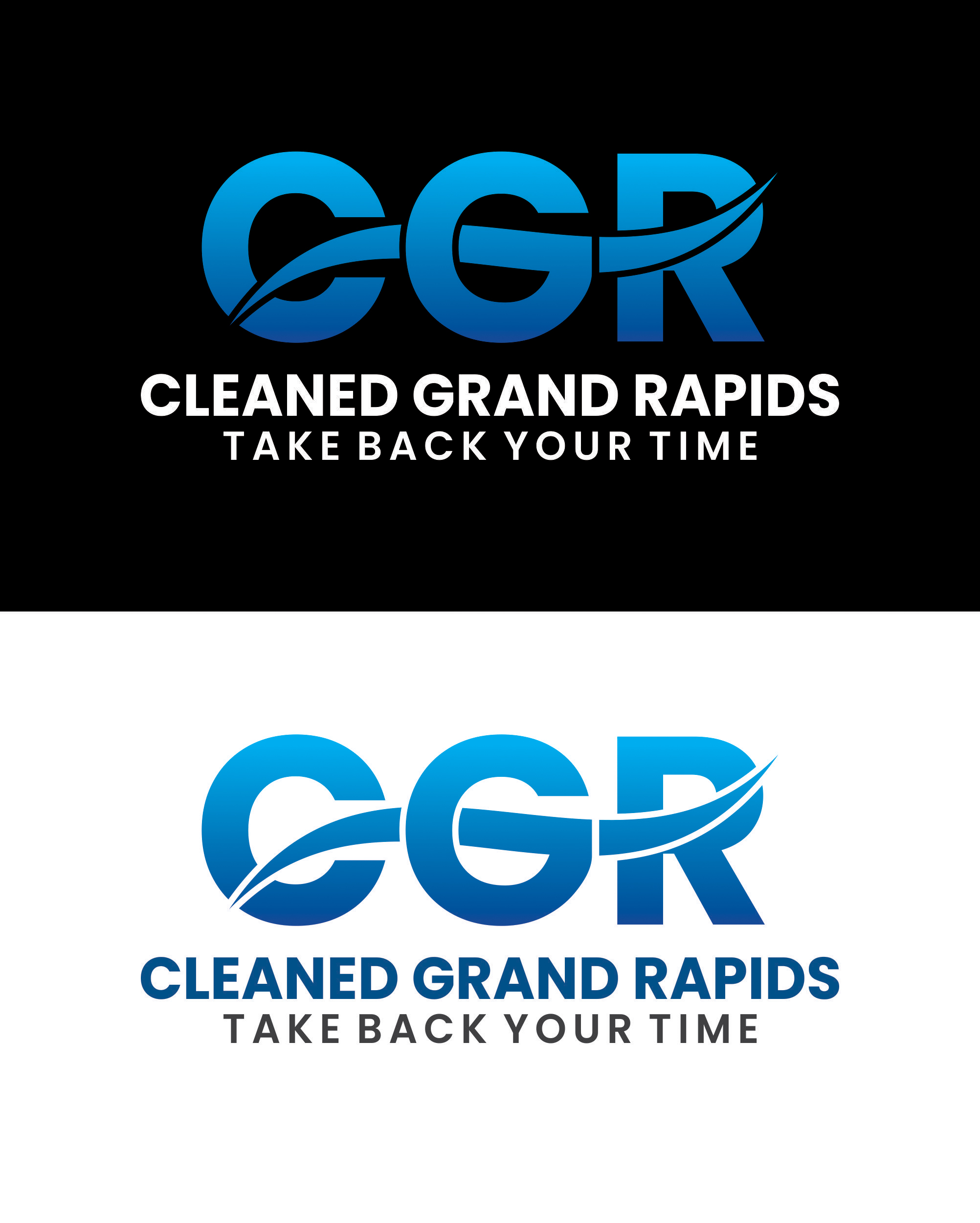 Logo Design by LordRam for Cleaned Grand Rapids | Design #34520771