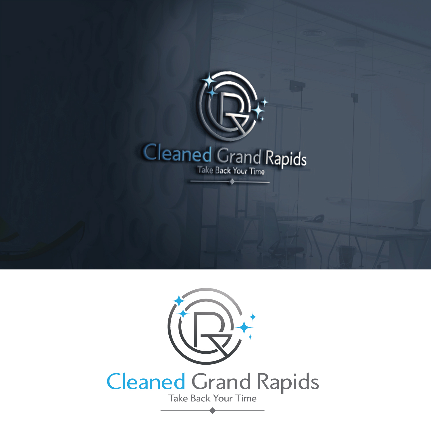 Logo Design by GODDREAMCREATION for Cleaned Grand Rapids | Design #34521901