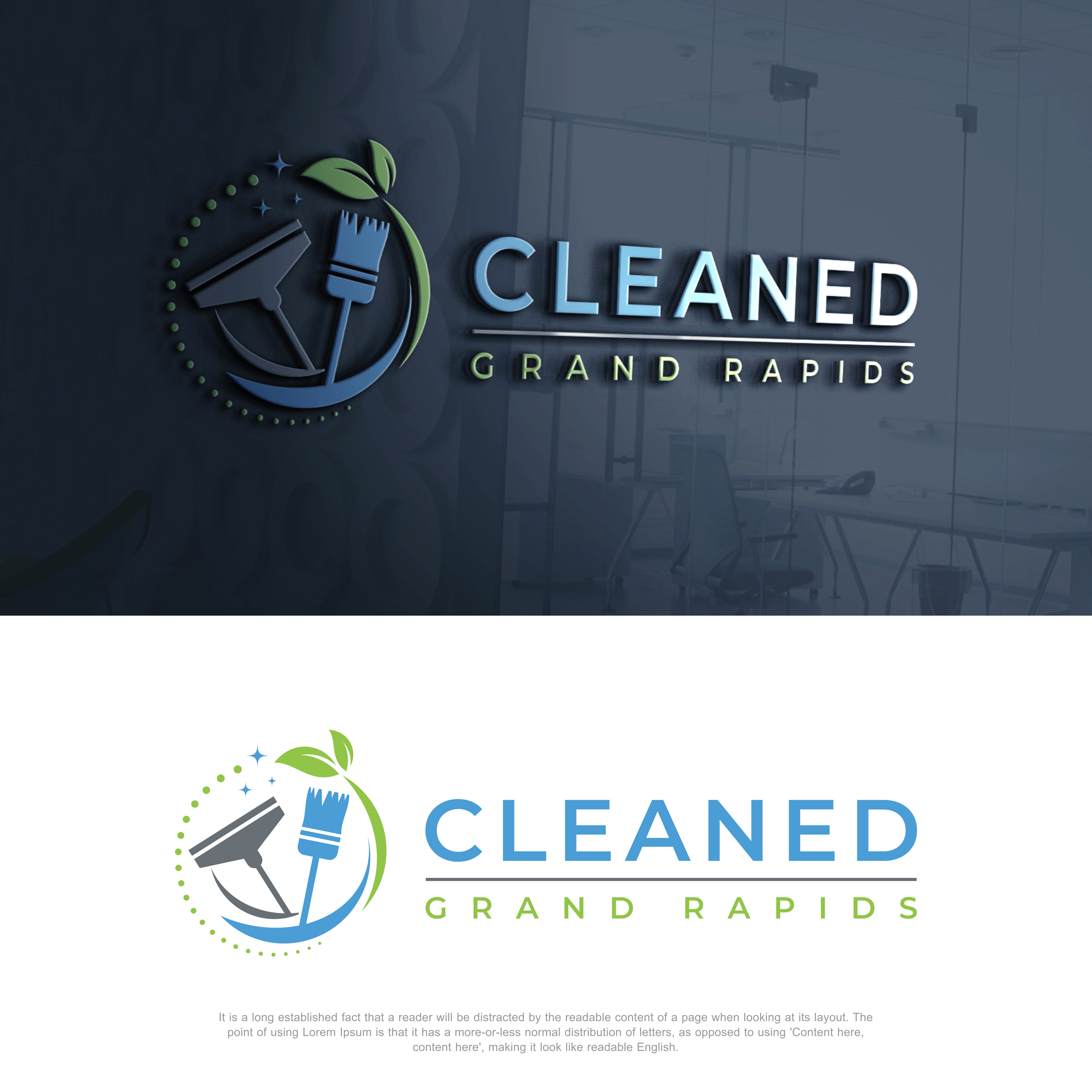 Diseño de Logo por Smart Stuart para Cleaned Grand Rapids | Diseño #34536265