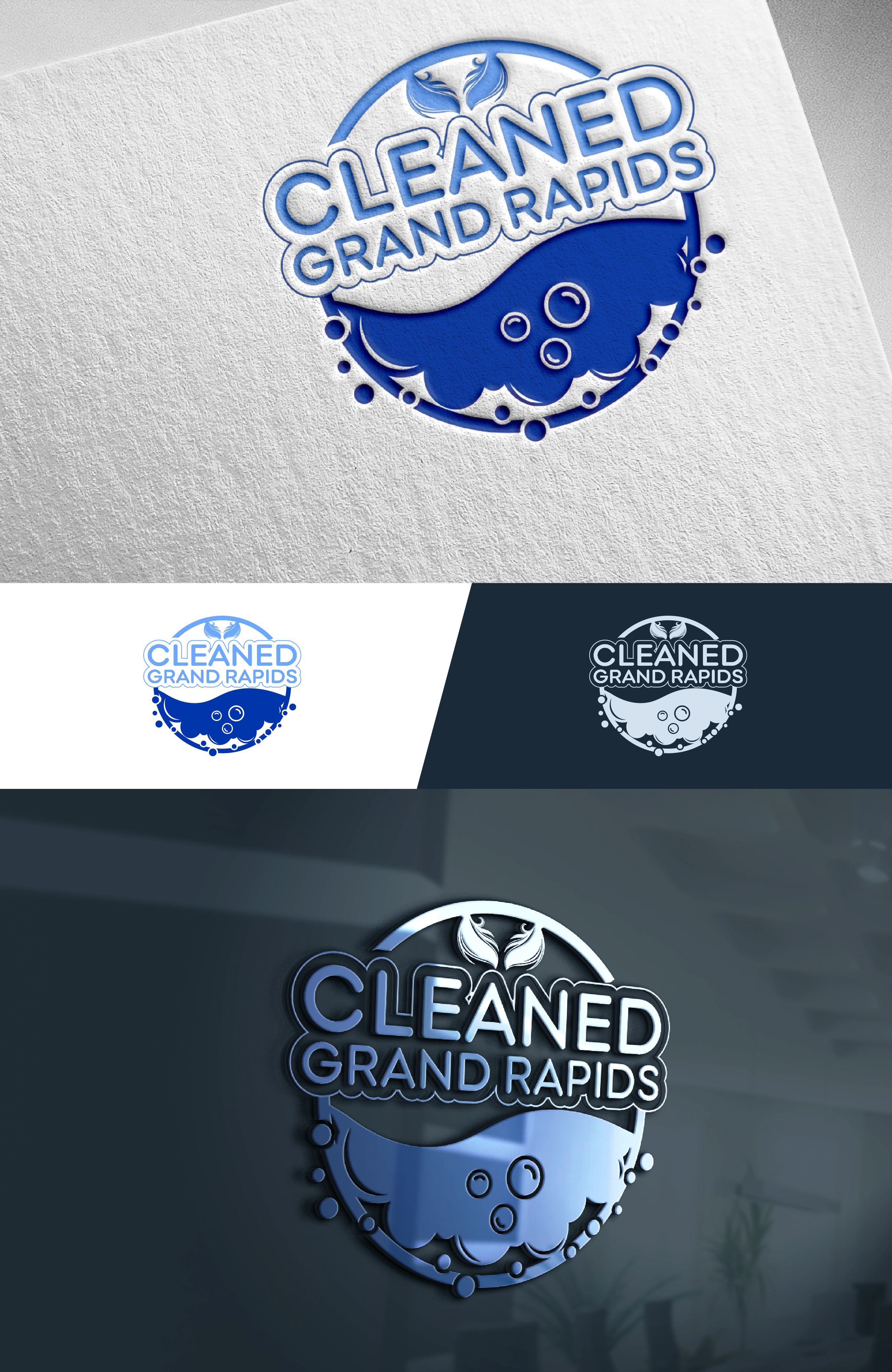 Logo-Design von designprotox für Cleaned Grand Rapids | Design #34481512