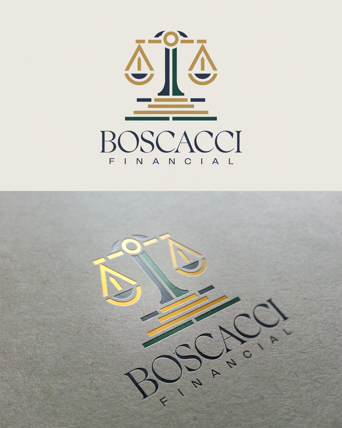 Diseño de Logo por AMBStudio para Boscacci Financial | Diseño #34474643