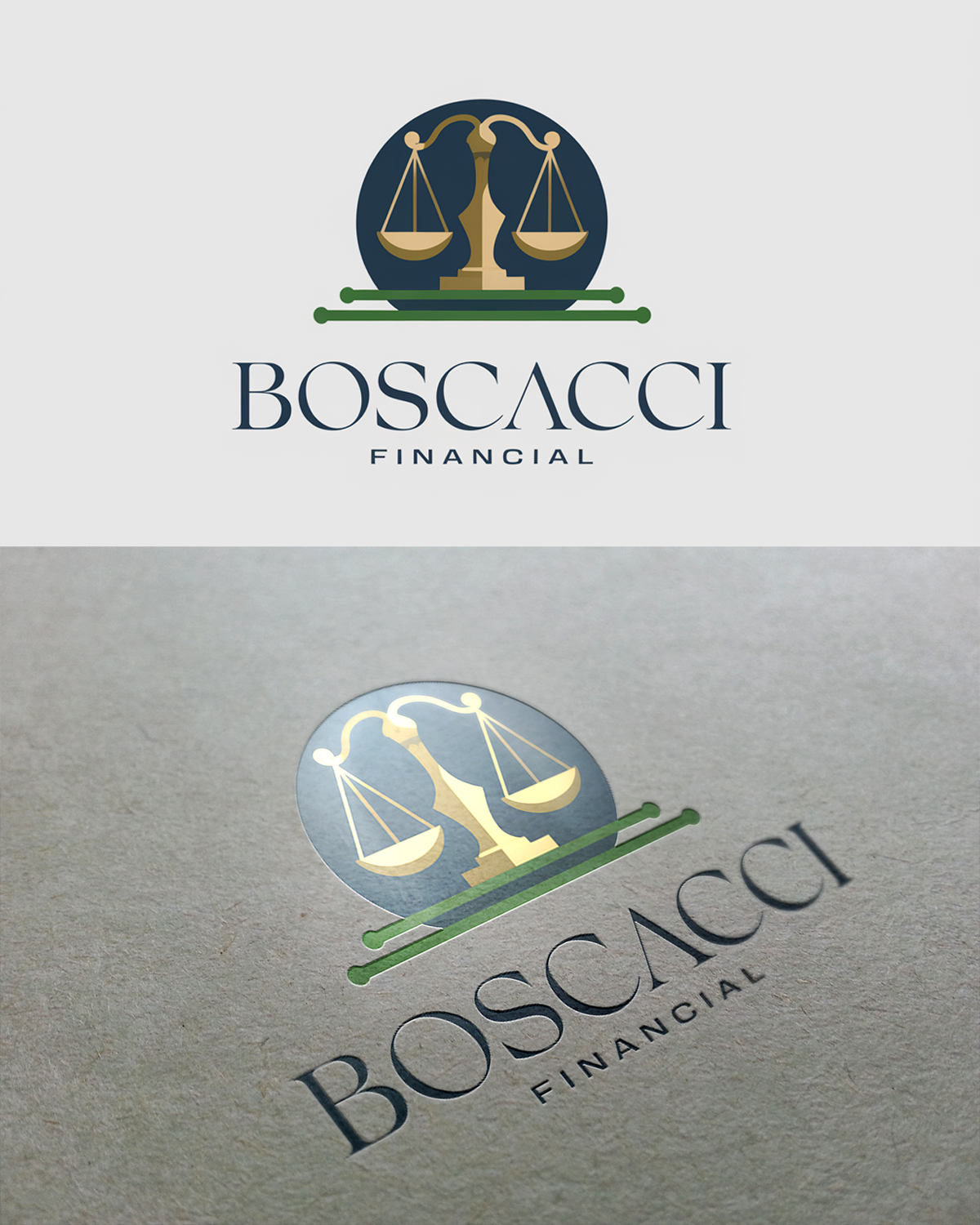 Diseño de Logo por AMBStudio para Boscacci Financial | Diseño #34474673