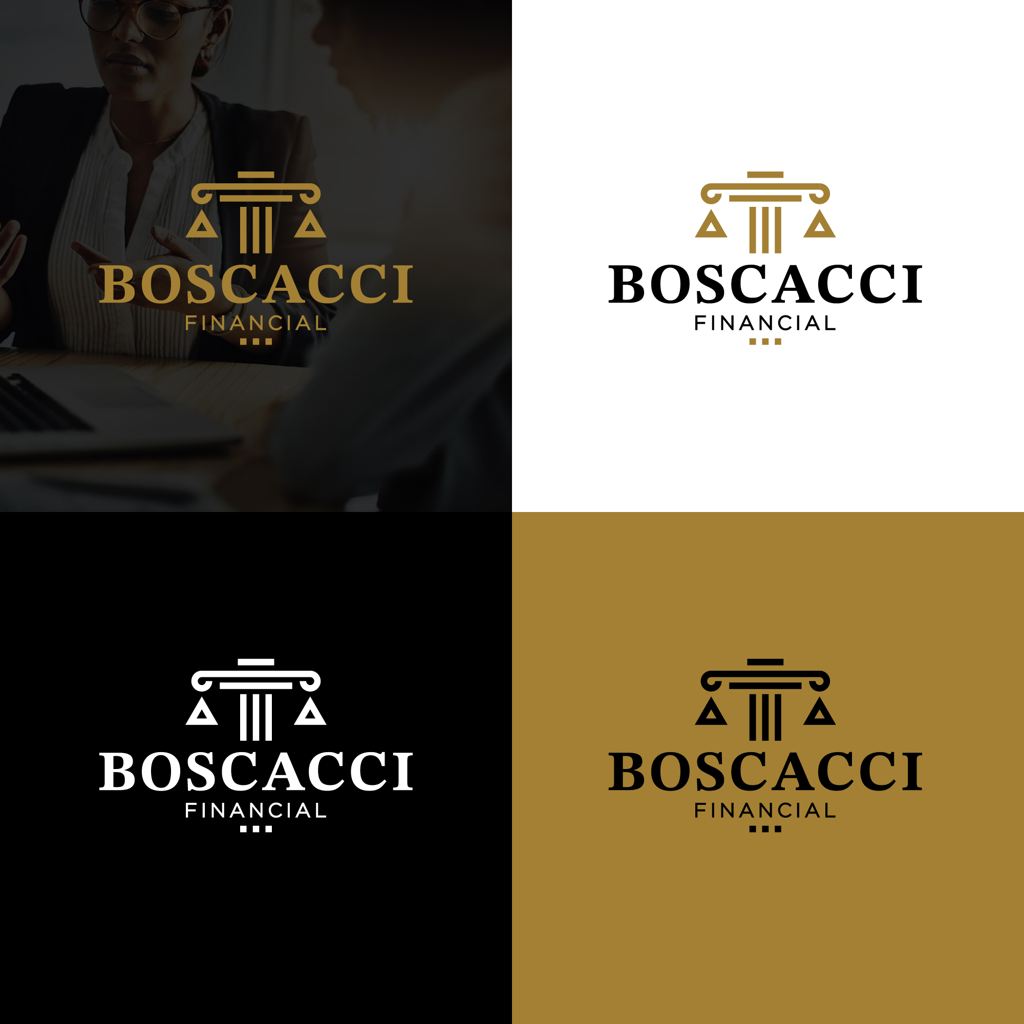 Diseño de Logo por npikay para Boscacci Financial | Diseño #34486648