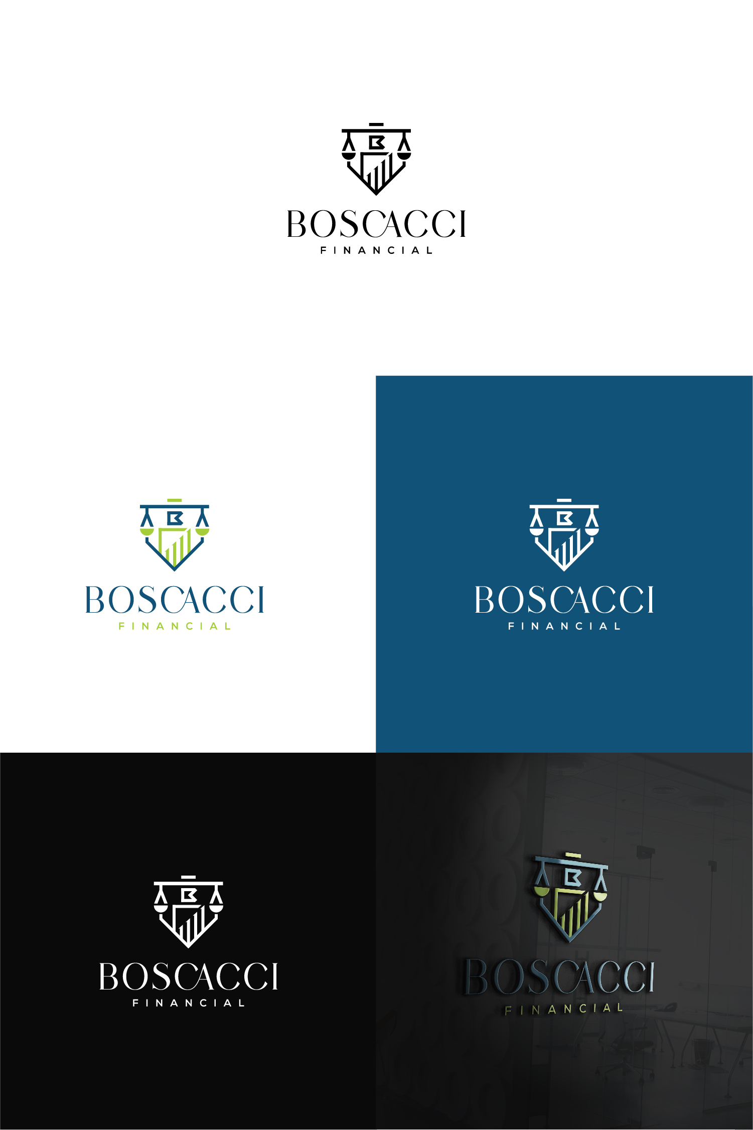 Diseño de Logo por S.H Designs para Boscacci Financial | Diseño #34466959