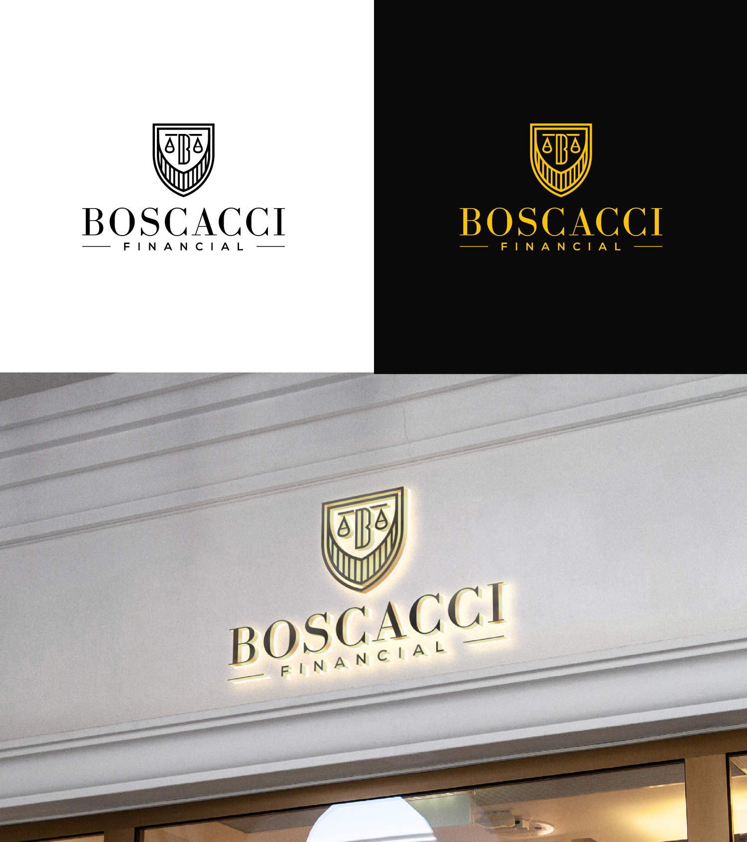 Diseño de Logo por S.H Designs para Boscacci Financial | Diseño #34466961