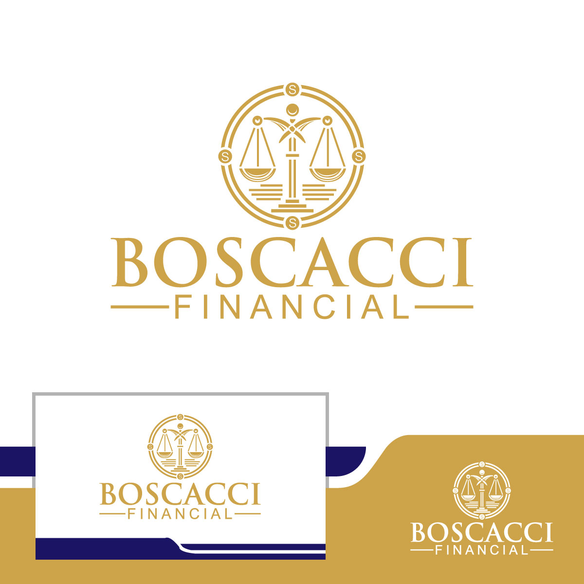 Logo Design by Impressive logo for Boscacci Financial | Design #34478163