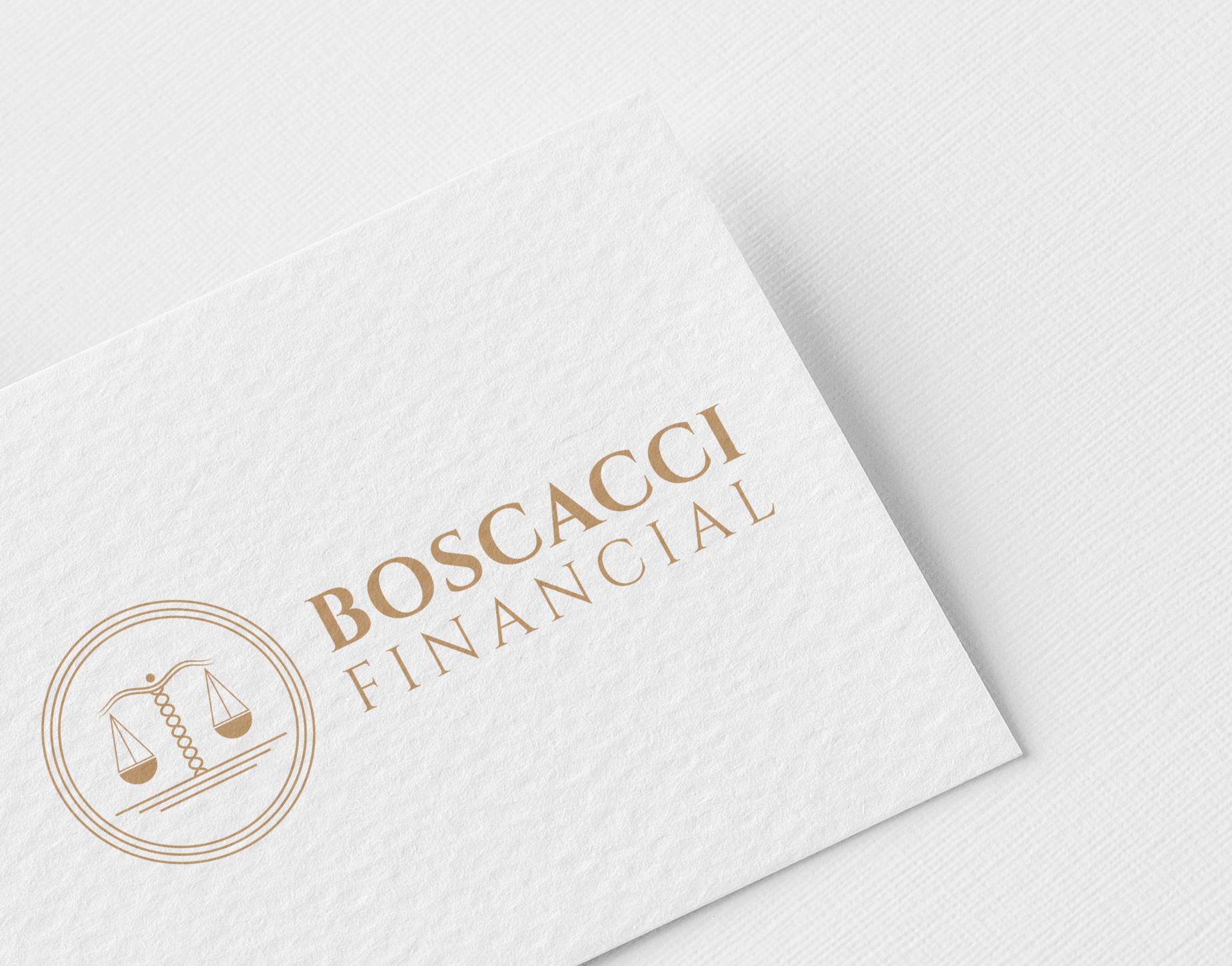 Logo Design by Tube light for Boscacci Financial | Design #34507807