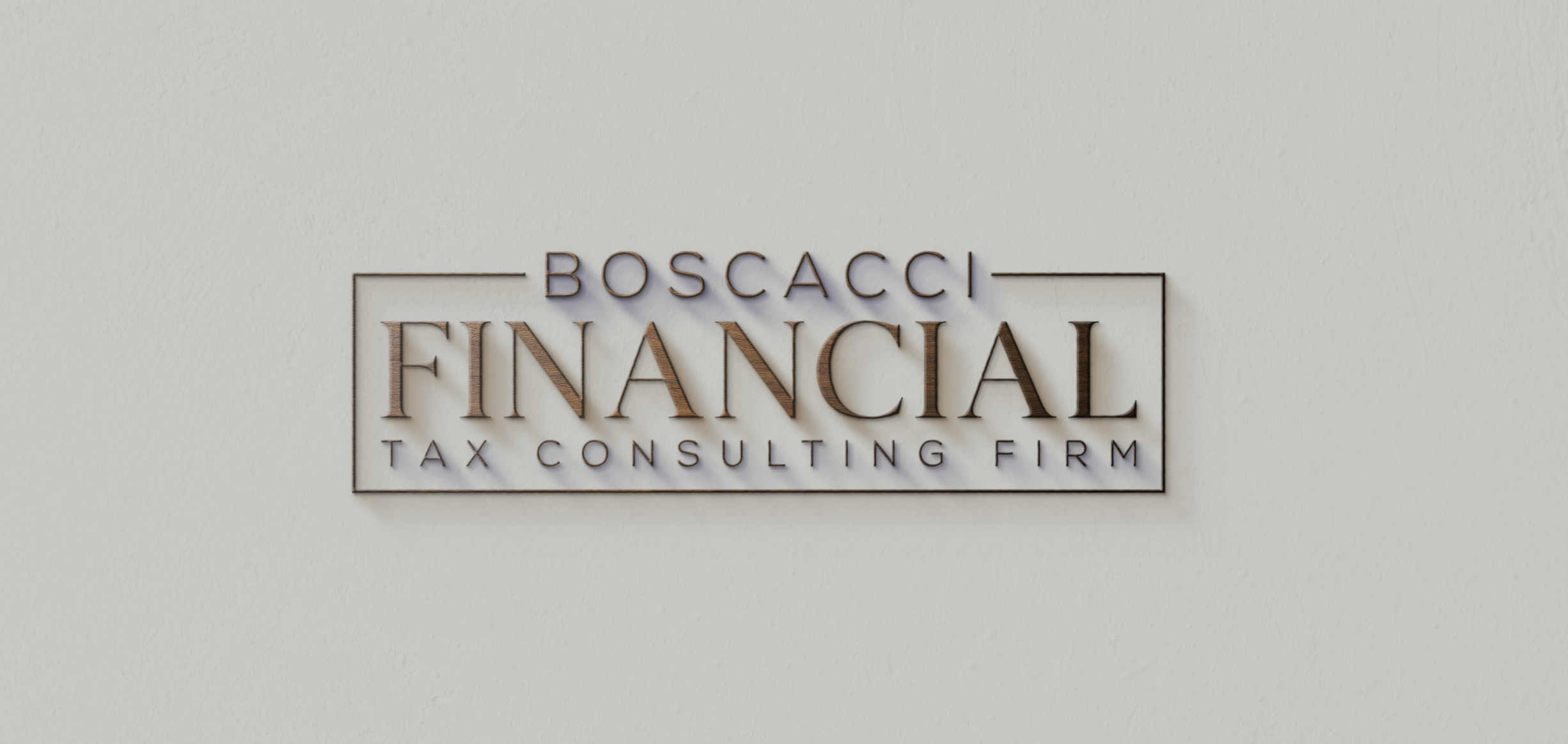 Logo Design by Tube light for Boscacci Financial | Design #34549623