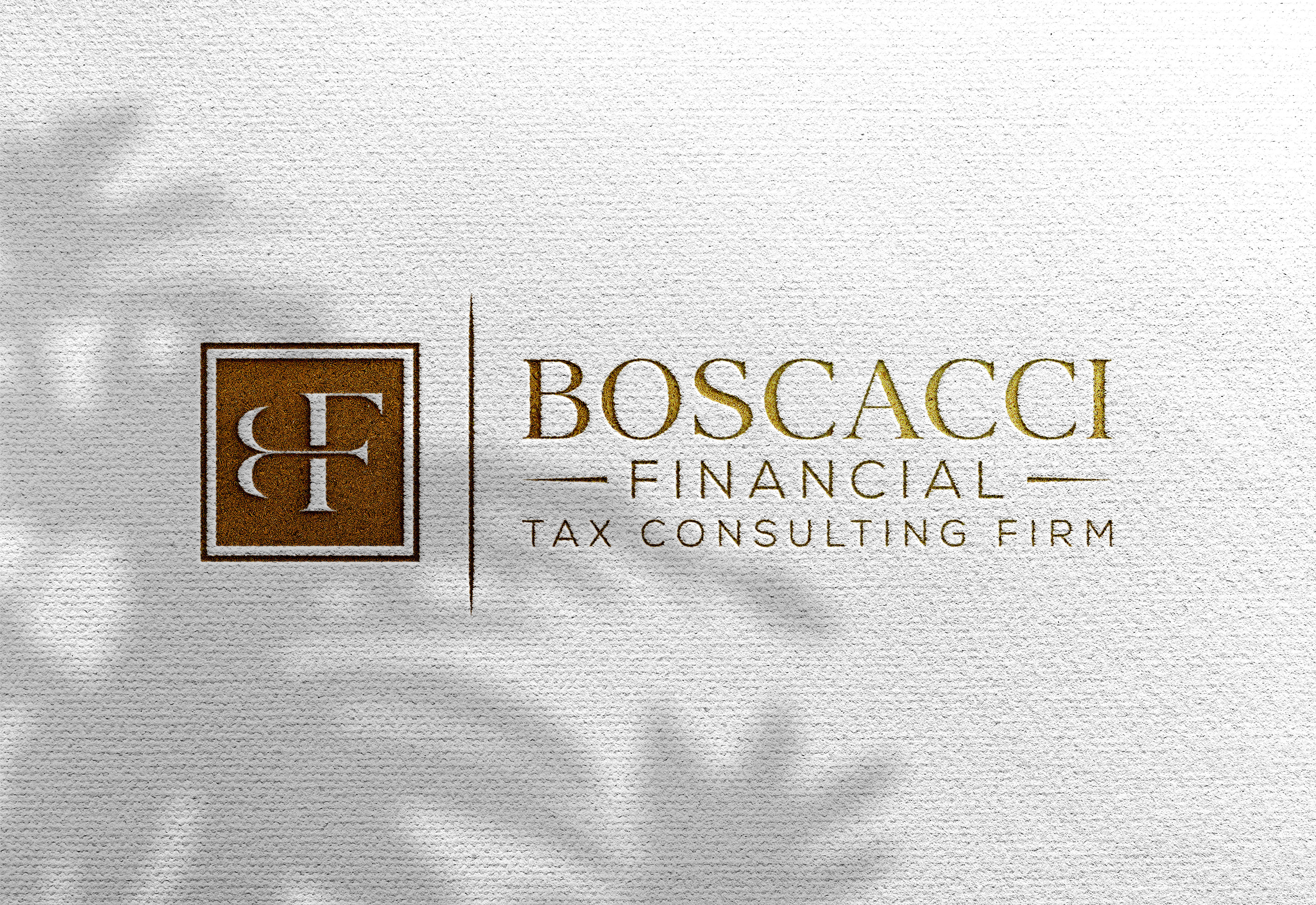 Logo Design by Tube light for Boscacci Financial | Design #34549667