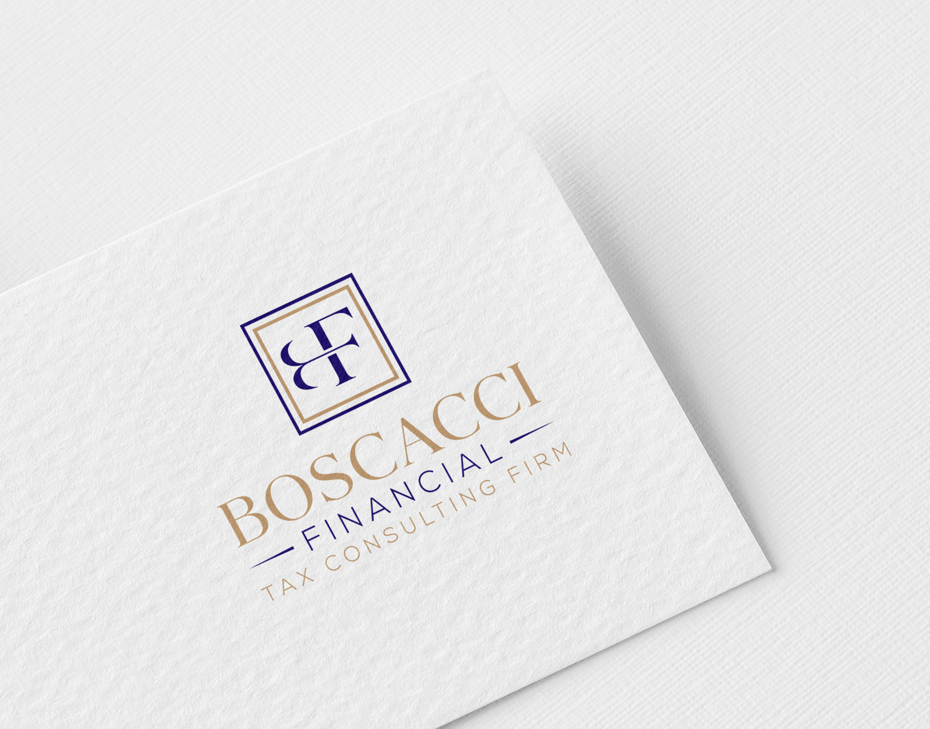 Logo-Design von Tube light für Boscacci Financial | Design #34549683