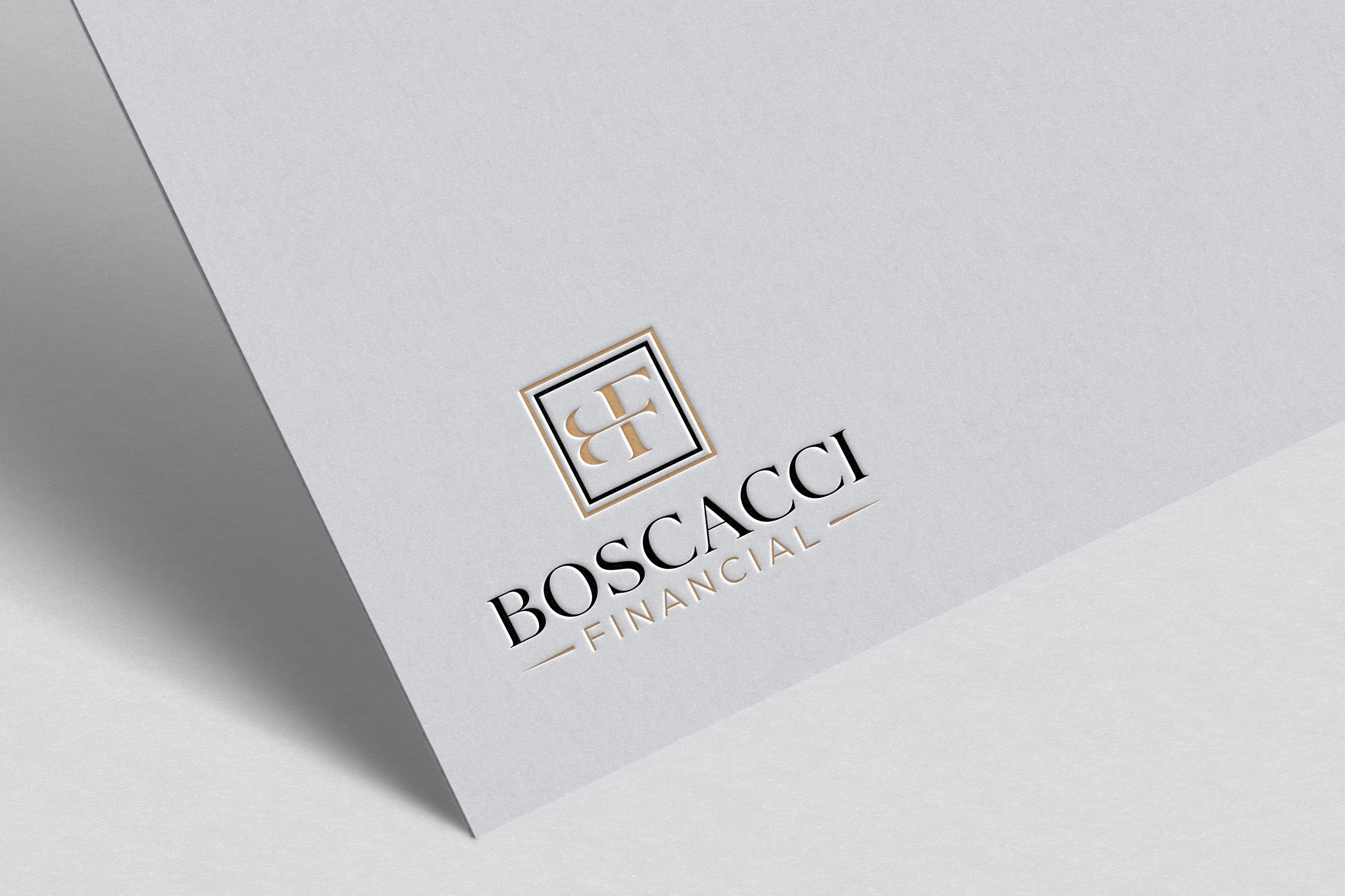 Logo Design by Tube light for Boscacci Financial | Design #34708770