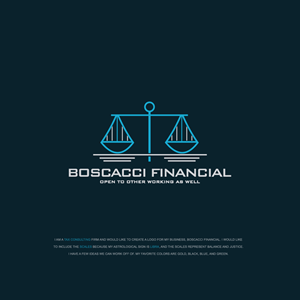 Logo Design by Huzaifa Designer for Boscacci Financial | Design: #34523396