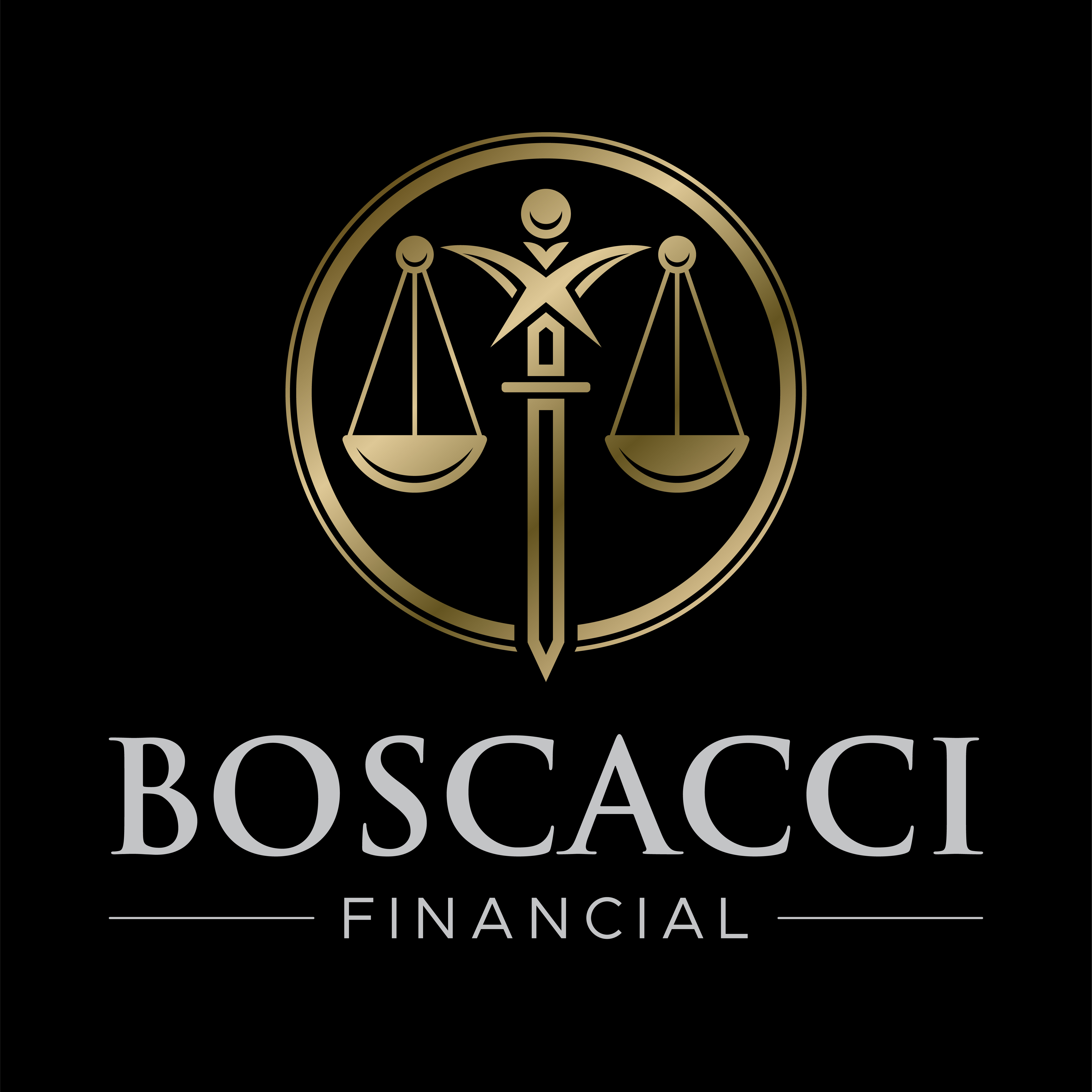 Logo Design by John Mark Arts for Boscacci Financial | Design #34463112